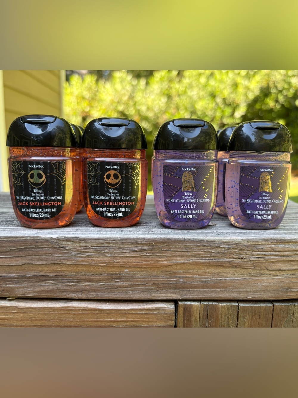Nightmare Before Christmas x Bath and Body Works Jack and Sally Hand Sanitizers